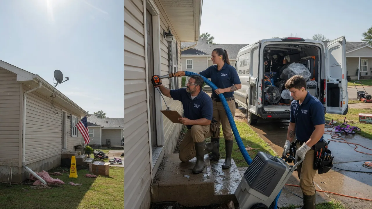 Ceiling Water Damage Restoration in Hopedale, MA near me